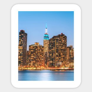 New York Pier 40 Skyline Sticker